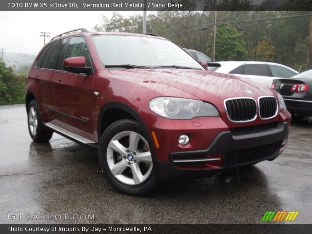 2010 BMW X5 xDrive30i in Vermilion Red Metallic
