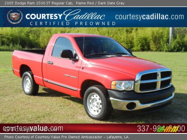 2005 Dodge Ram 1500 ST Regular Cab in Flame Red