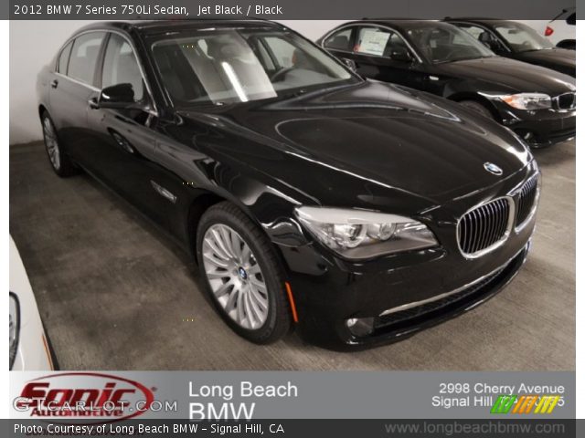 2012 BMW 7 Series 750Li Sedan in Jet Black