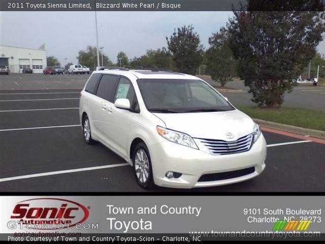 2011 Toyota Sienna Limited in Blizzard White Pearl