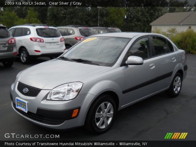 2009 Kia Rio LX Sedan in Clear Silver