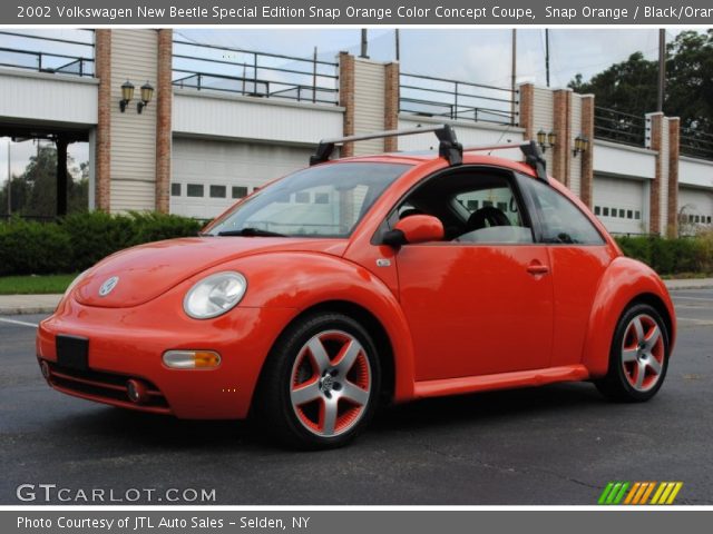 2002 Volkswagen New Beetle Special Edition Snap Orange Color Concept Coupe in Snap Orange