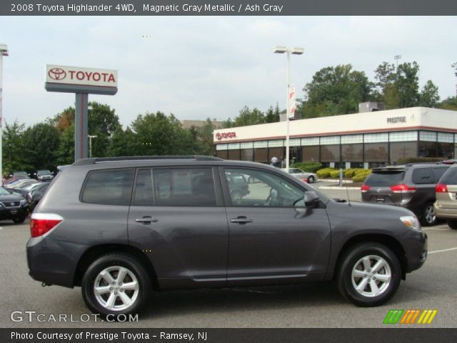 2008 Toyota Highlander 4WD in Magnetic Gray Metallic