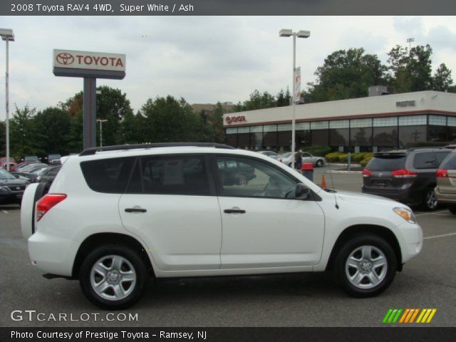 2008 Toyota RAV4 4WD in Super White