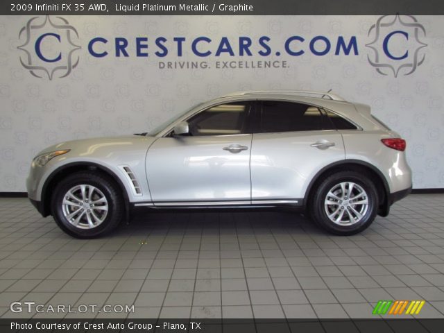 2009 Infiniti FX 35 AWD in Liquid Platinum Metallic