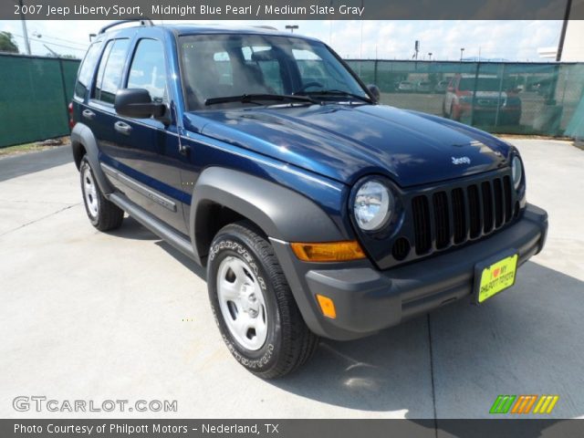 2007 Jeep Liberty Sport in Midnight Blue Pearl