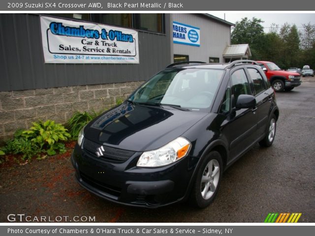 2009 Suzuki SX4 Crossover AWD in Black Pearl Metallic