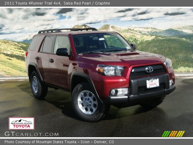 2011 Toyota 4Runner Trail 4x4 in Salsa Red Pearl