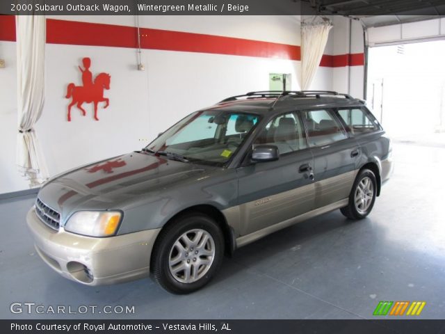 2000 Subaru Outback Wagon in Wintergreen Metallic