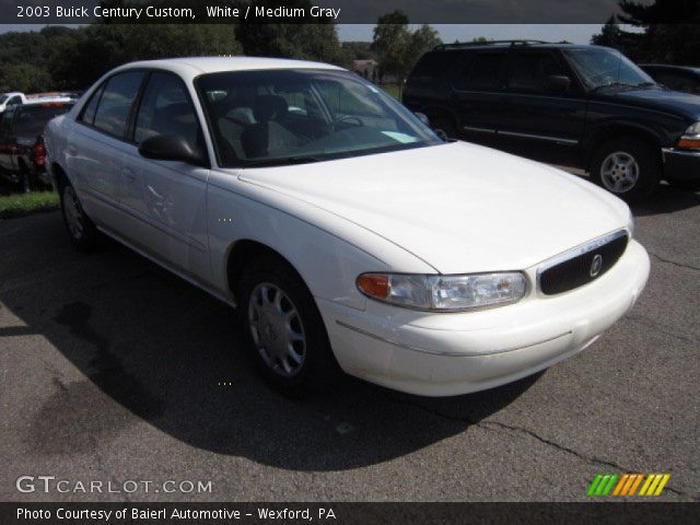 2003 Buick Century Custom in White