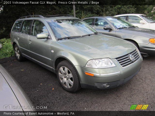 2003 Volkswagen Passat GLX Wagon in Fresco Green Metallic