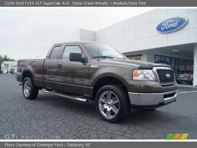 2008 Ford F150 XLT SuperCab 4x4 in Stone Green Metallic