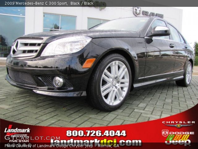 2009 Mercedes-Benz C 300 Sport in Black