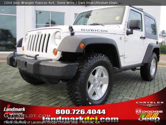 2009 Jeep Wrangler Rubicon 4x4 in Stone White