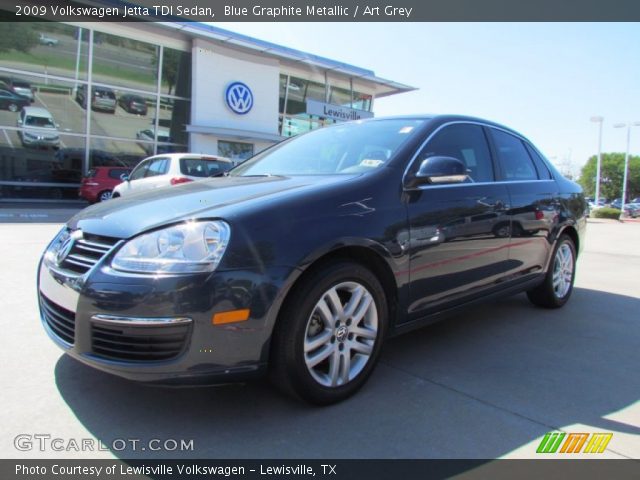 2009 Volkswagen Jetta TDI Sedan in Blue Graphite Metallic
