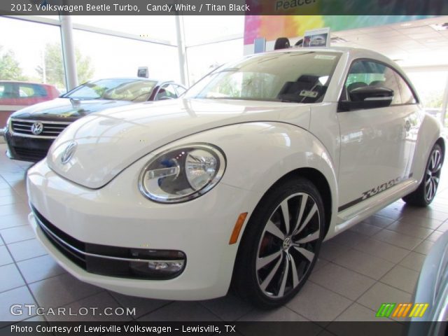 2012 Volkswagen Beetle Turbo in Candy White