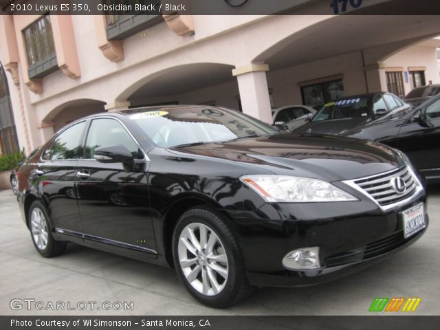 2010 Lexus ES 350 in Obsidian Black