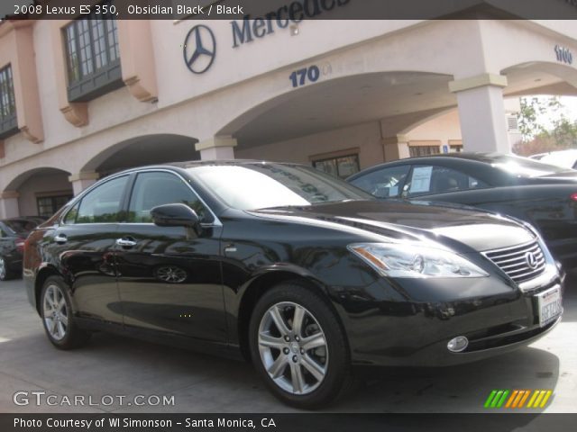 2008 Lexus ES 350 in Obsidian Black