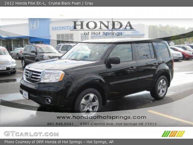 2012 Honda Pilot EX-L in Crystal Black Pearl