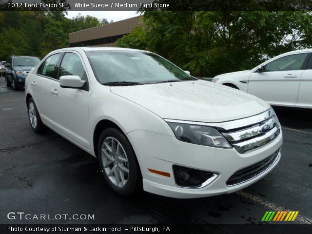 2012 Ford Fusion SEL in White Suede