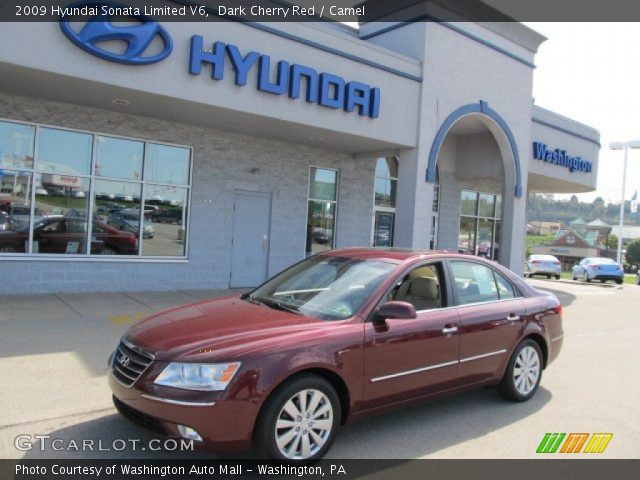 2009 Hyundai Sonata Limited V6 in Dark Cherry Red