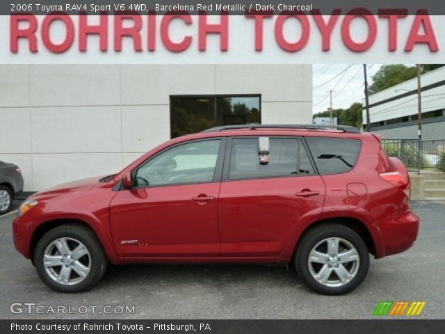 2006 Toyota RAV4 Sport V6 4WD in Barcelona Red Metallic
