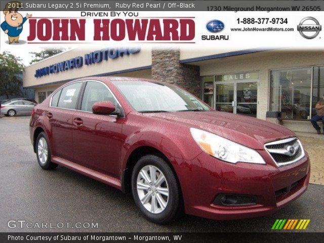2011 Subaru Legacy 2.5i Premium in Ruby Red Pearl