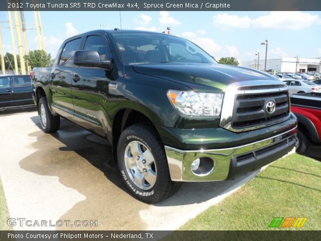 2012 Toyota Tundra SR5 TRD CrewMax 4x4 in Spruce Green Mica