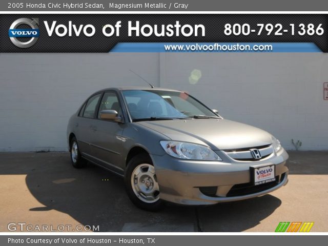 2005 Honda Civic Hybrid Sedan in Magnesium Metallic