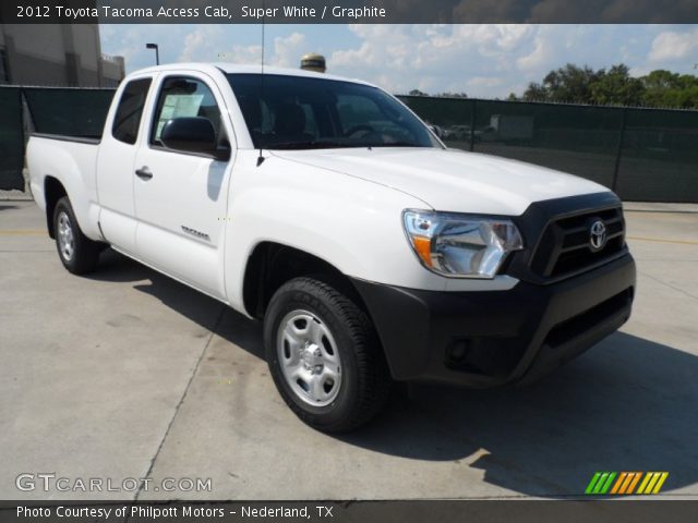 2012 Toyota Tacoma Access Cab in Super White