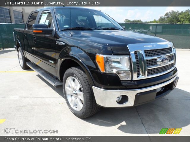 2011 Ford F150 Lariat SuperCrew in Ebony Black