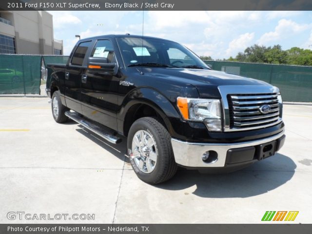 2011 Ford F150 XLT SuperCrew in Ebony Black