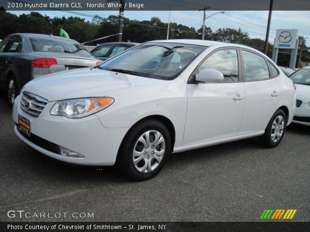 2010 Hyundai Elantra GLS in Nordic White