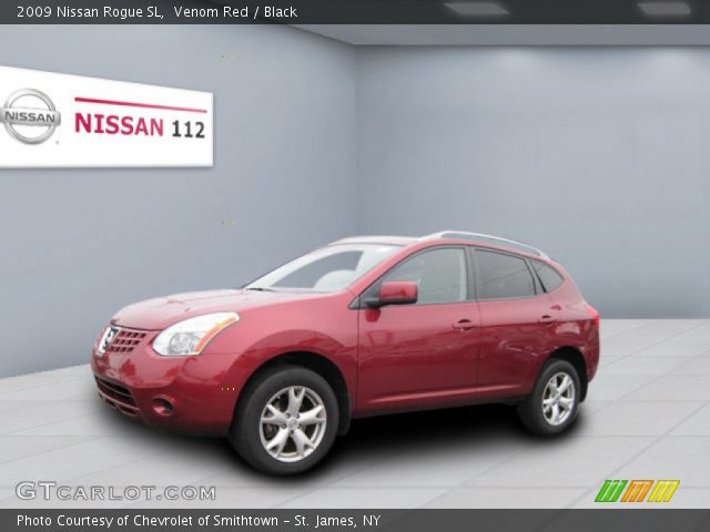 2009 Nissan Rogue SL in Venom Red