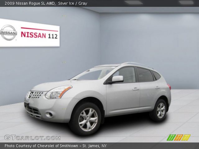 2009 Nissan Rogue SL AWD in Silver Ice
