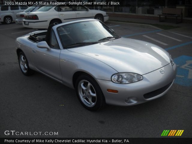 2001 Mazda MX-5 Miata Roadster in Sunlight Silver Metallic