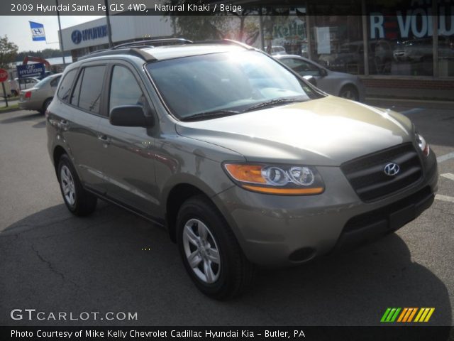 2009 Hyundai Santa Fe GLS 4WD in Natural Khaki