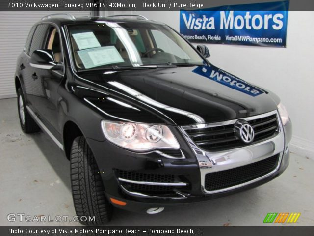 2010 Volkswagen Touareg VR6 FSI 4XMotion in Black Uni