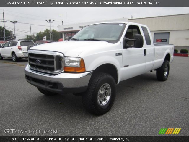 Oxford White 1999 Ford F250 Super Duty Lariat Extended Cab