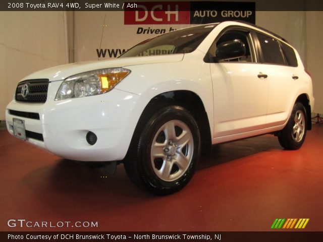 2008 Toyota RAV4 4WD in Super White
