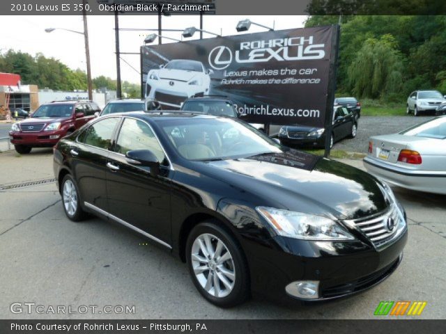 2010 Lexus ES 350 in Obsidian Black