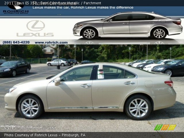 2011 Lexus ES 350 in Satin Cashmere Metallic