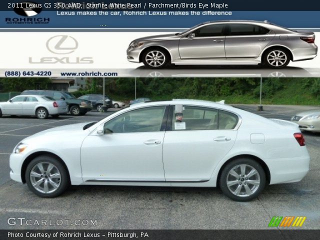 2011 Lexus GS 350 AWD in Starfire White Pearl