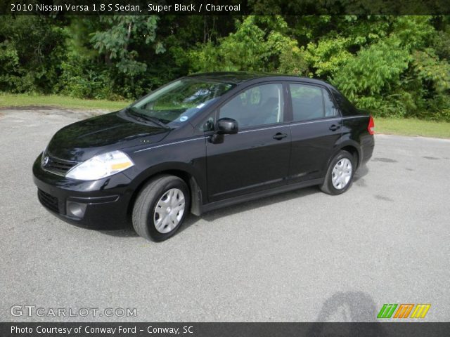2010 Nissan Versa 1.8 S Sedan in Super Black