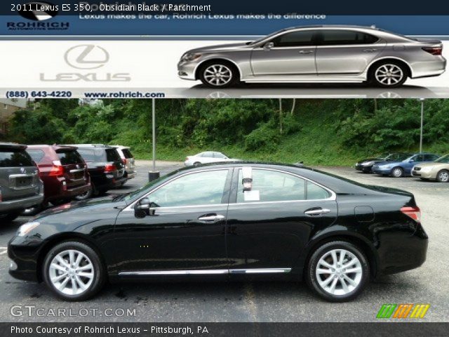 2011 Lexus ES 350 in Obsidian Black