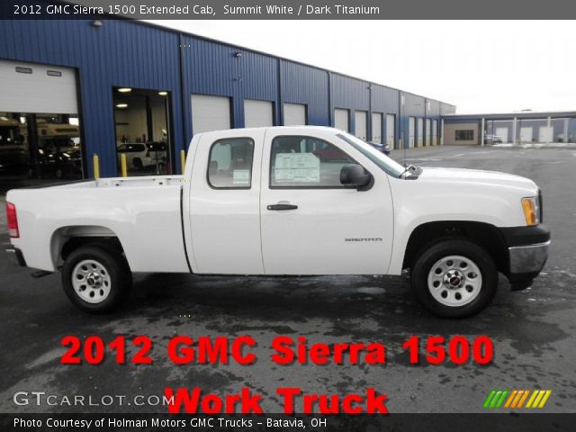2012 GMC Sierra 1500 Extended Cab in Summit White