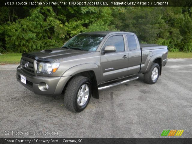 2010 Toyota Tacoma V6 PreRunner TRD Sport Access Cab in Magnetic Gray Metallic