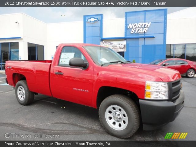 2012 Chevrolet Silverado 1500 Work Truck Regular Cab 4x4 in Victory Red