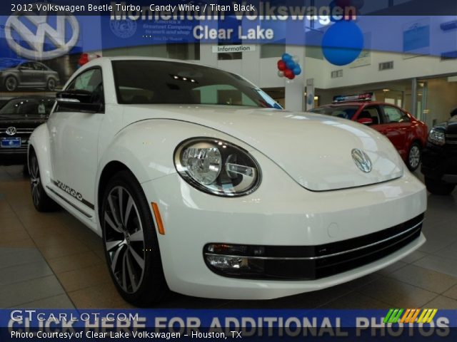 2012 Volkswagen Beetle Turbo in Candy White