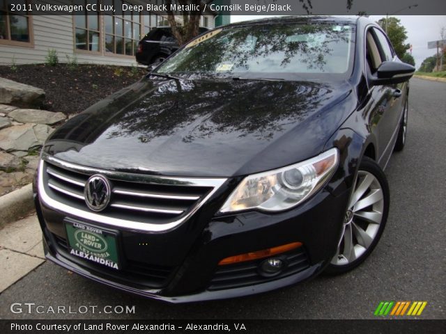 2011 Volkswagen CC Lux in Deep Black Metallic
